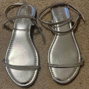 Liliana Silver Sandals